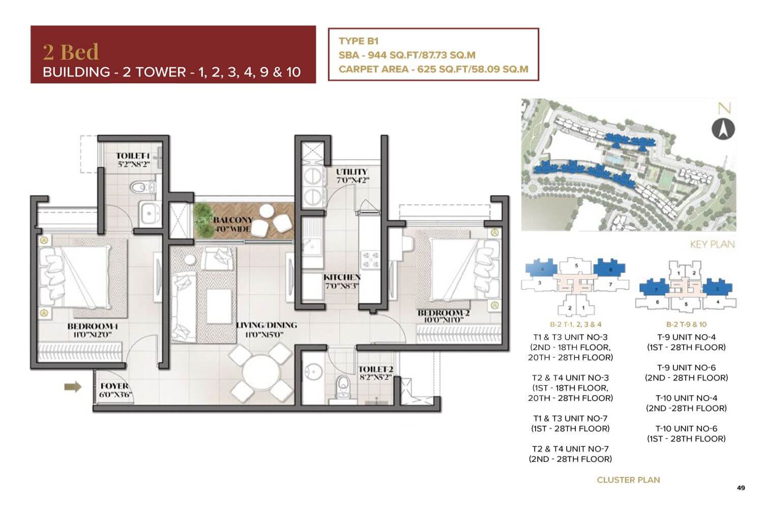 Prestige Eden Park Floor Plans @ The Prestige City Sarjapur6