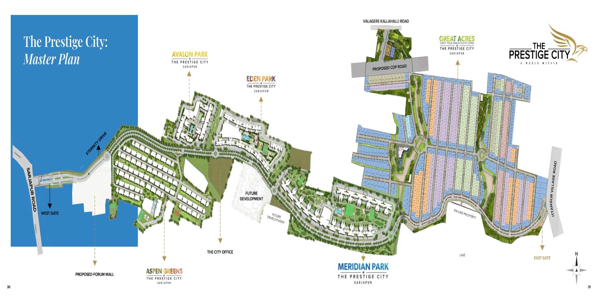 The Prestige City Sarjapur Master Plan